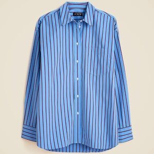 J. Crew Eacute tienne oversized shirt in striped cotton *NWOT*